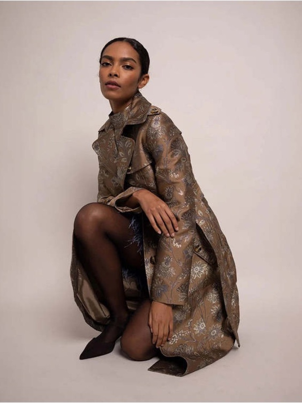CARA CARA Karlie printed trench - Picture 3 of 3
